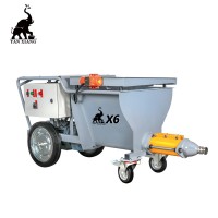 X6 High Quality 5500W Wall Putty Mortar Spraying Plaster Machine